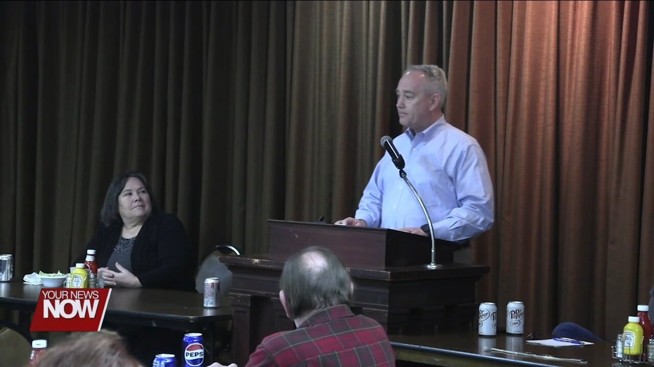 State Auditor Keith Faber speaks at the Allen County Republican Luncheon